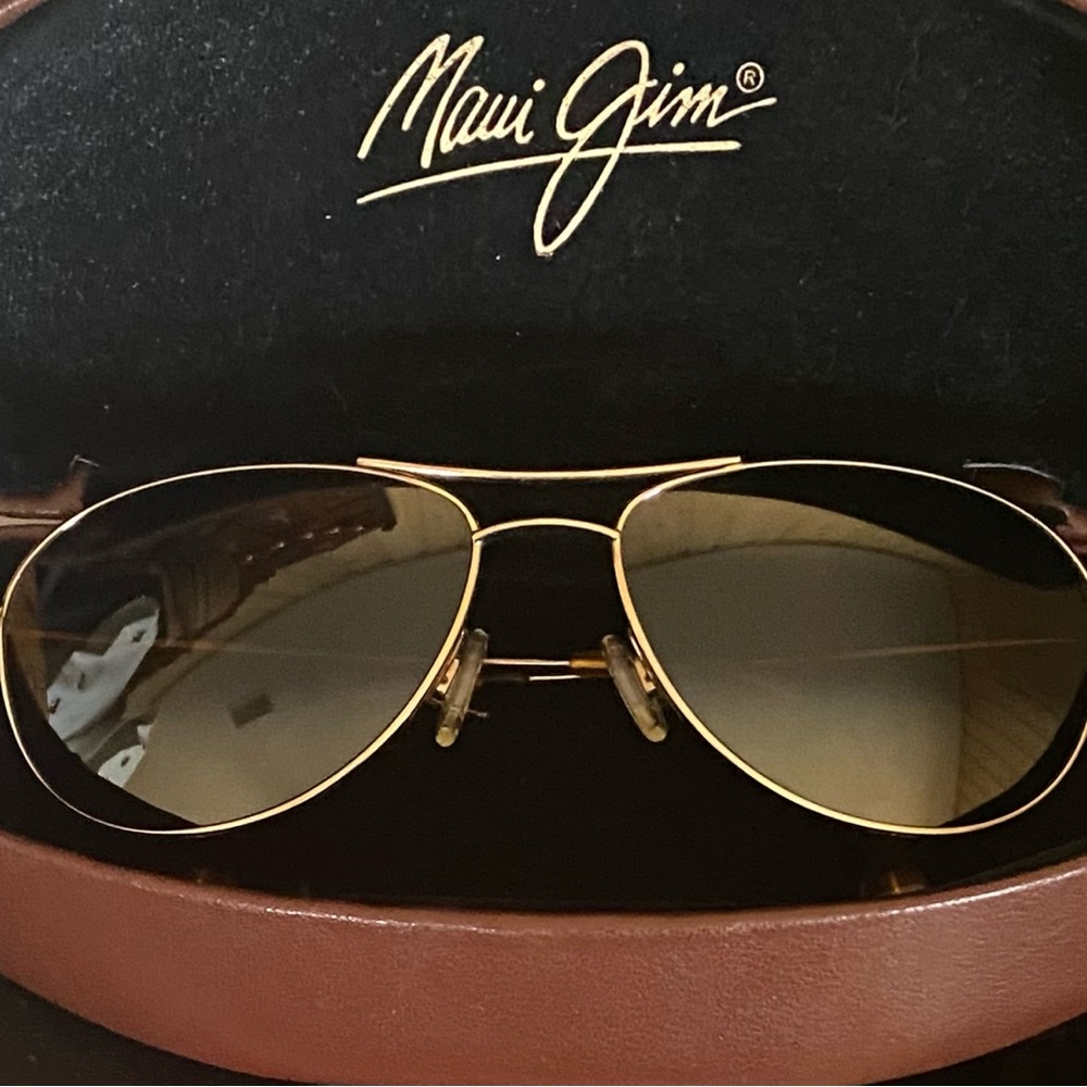MAUI JIM UNISEX BABY BEACH AVIATOR PROGRESSIVE PRESCRIPTION SUNGLASSES - Picture 6 of 6